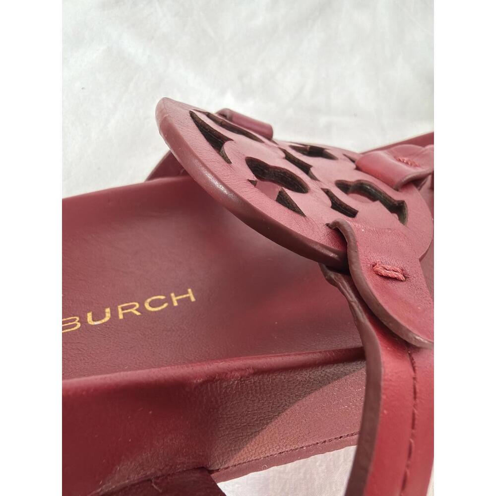 Tory Burch Miller Cloud Leather Sandal Tory Red - Picture 8 of 8